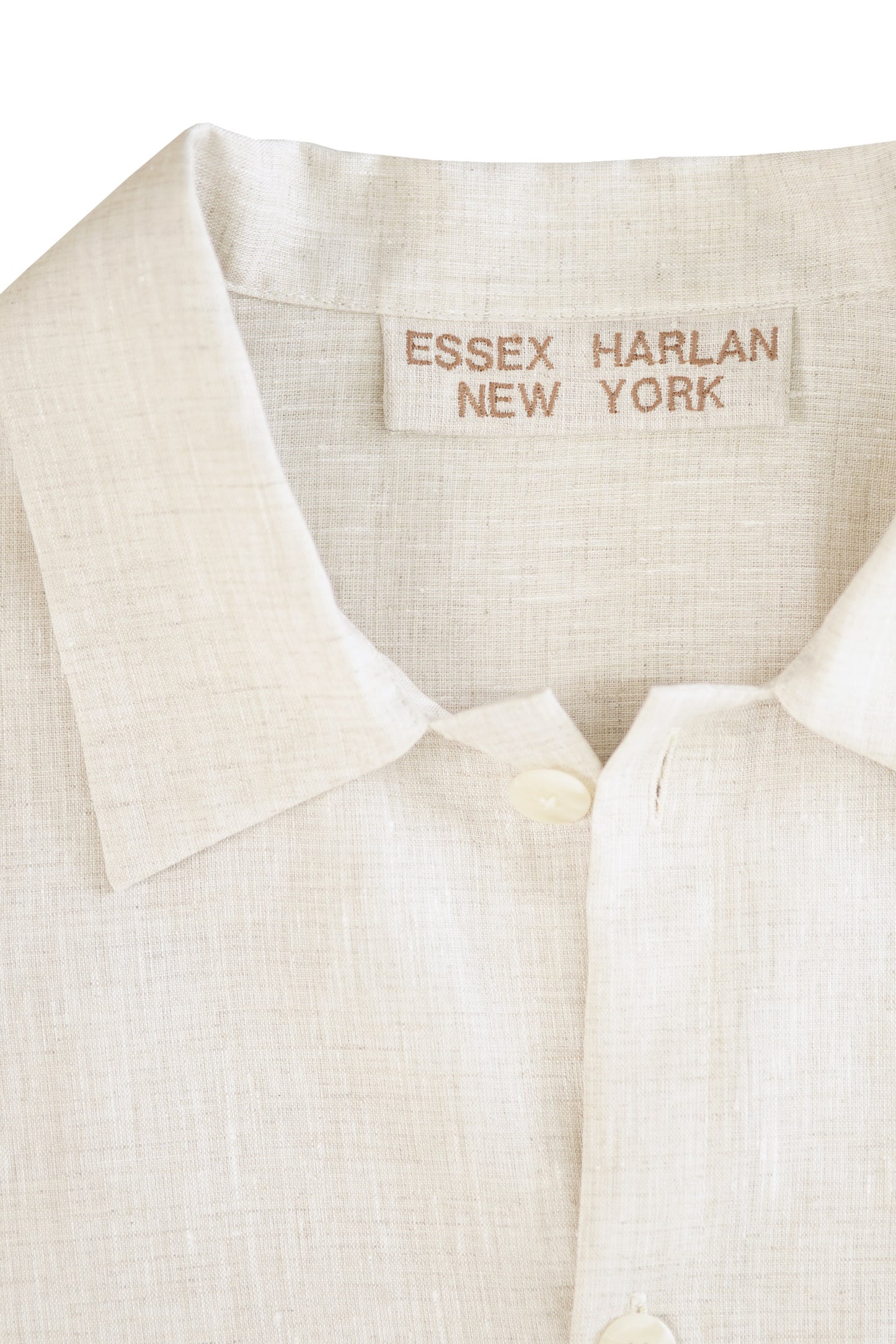 Beige Linen Kimono Shirt