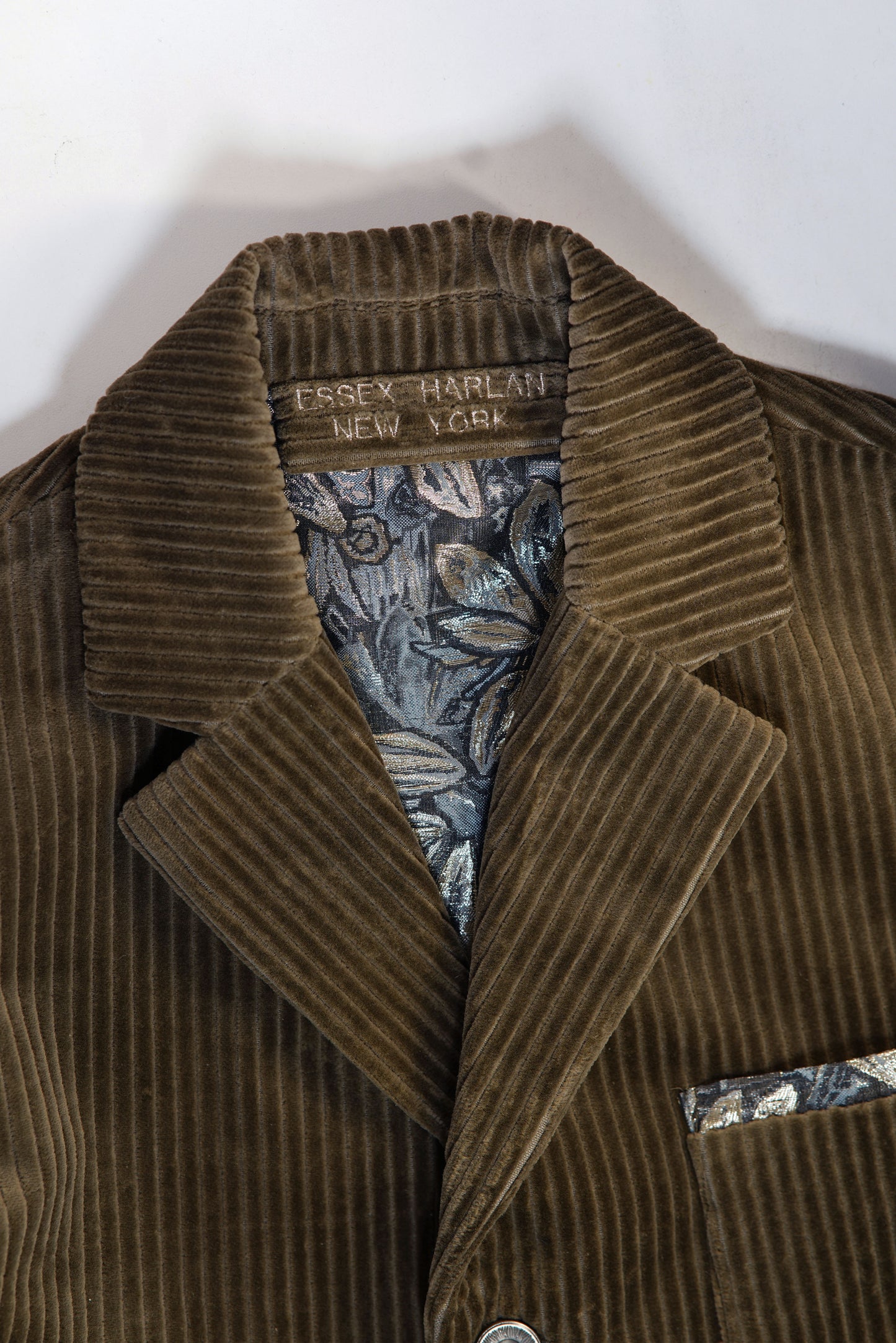 Sage Green Corduroy Kimono Blazer